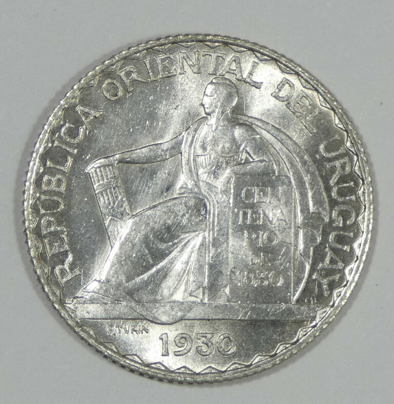 Read more about the article 1930 URUGUAY Silver 20 Centesimos Coin Nice BRILLIANT UNCIRCULATED