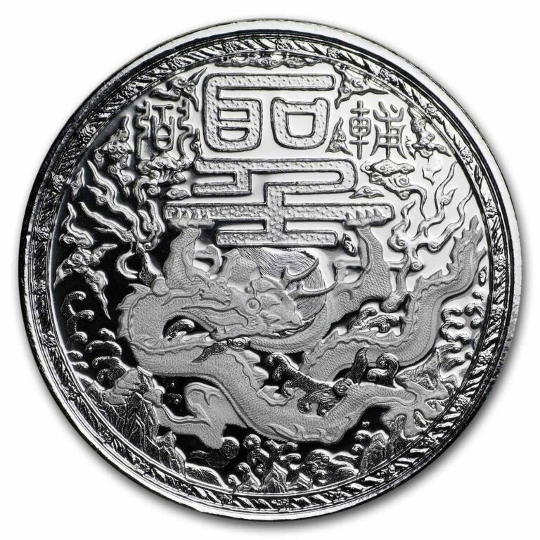 Read more about the article 2018 Cameroon 1 oz Silver Imperial Dragon BU – SKU#175403