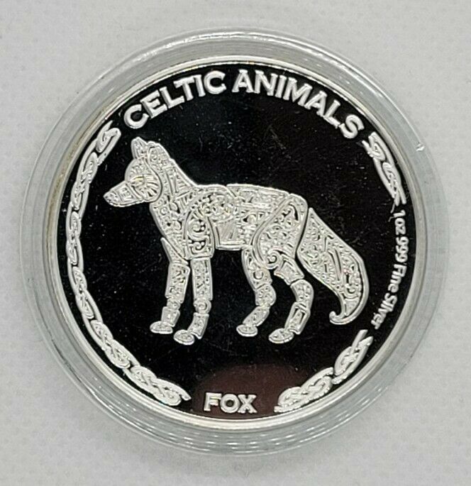 Read more about the article 2019 Republic of Chad 1 oz Silver Celtic Animals Fox 999