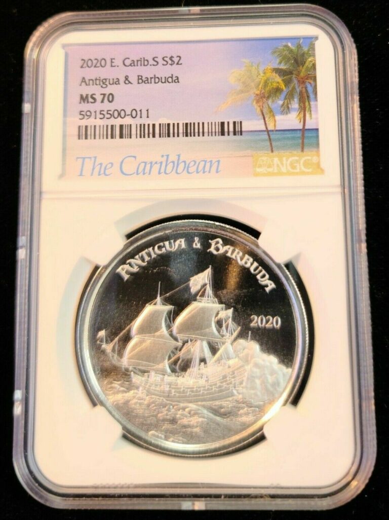 Read more about the article 2020 EAST CARIBBEAN STATES SILVER 2 DOLLARS ANTIGUA and BARBUDA NGC MS 70 PERFECT