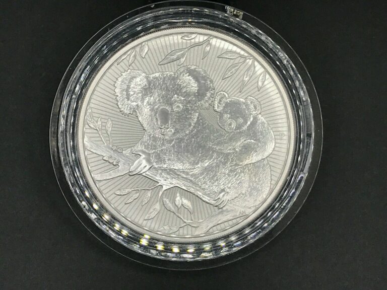 Read more about the article 2018-P Australia 10 oz Silver Koala and Baby $10 PIEDFORT Coin GEM BU