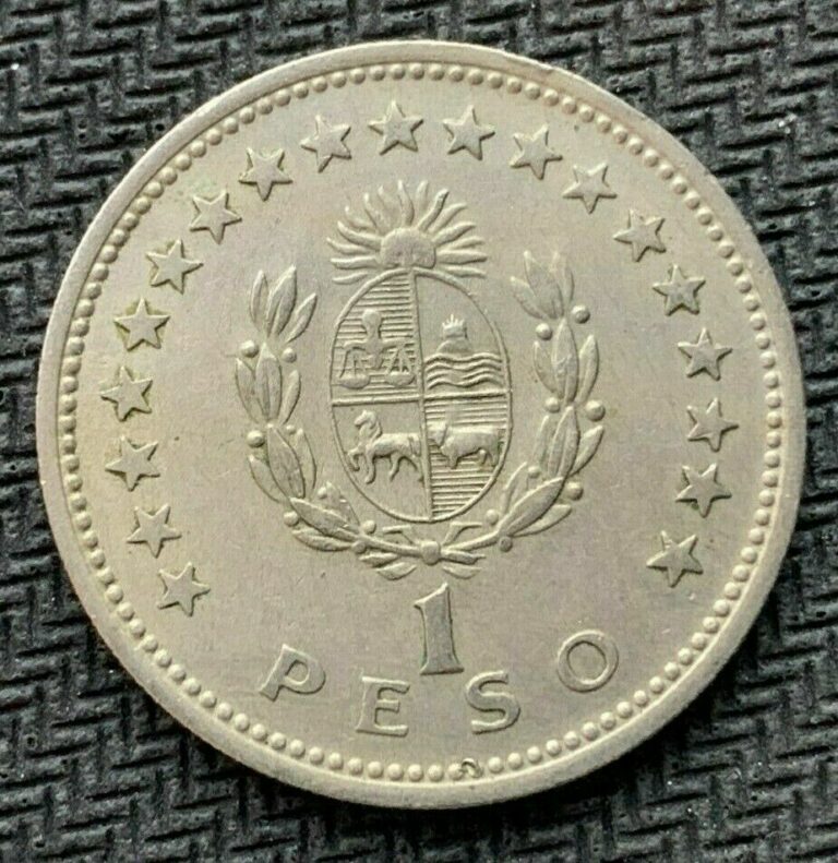 Read more about the article 1960 Uruguay 1 Peso Coin AU  ( 1 Year Issue )  High Grade World Coin  #B893