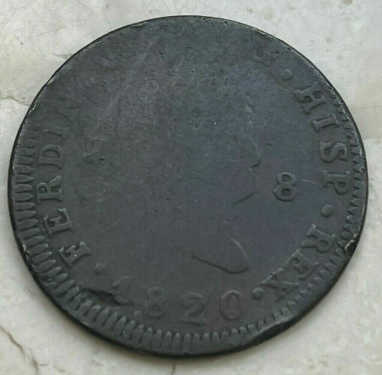 Read more about the article 1820 Spain 8 Maravedis