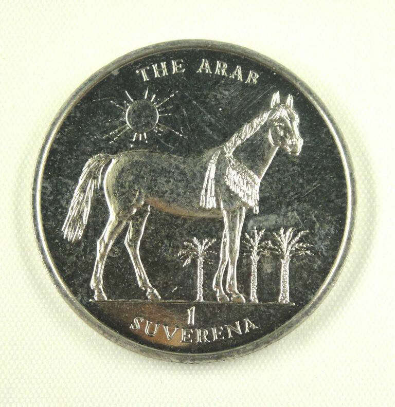 Read more about the article Bosnia Herzegovina 1 Suverena Coin Arabian Horse 1997 UNC