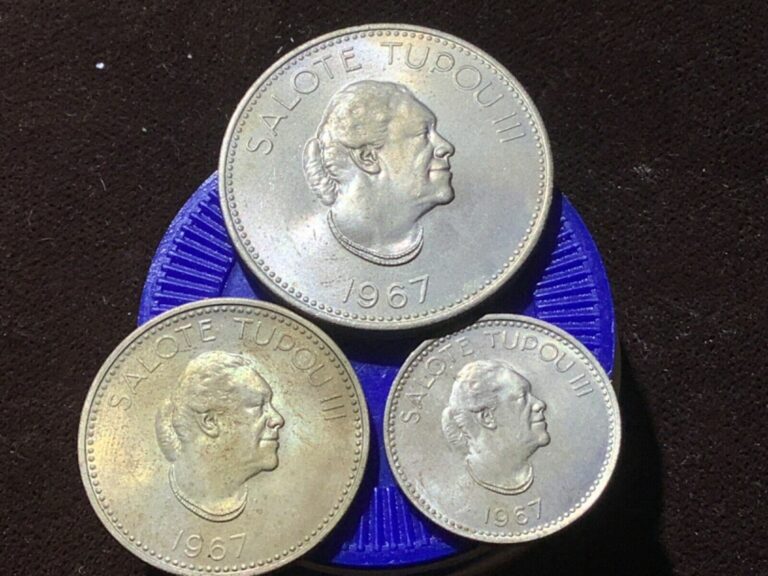 Read more about the article 3 Coins: Tonga 1967 5. 10  20 Seniti