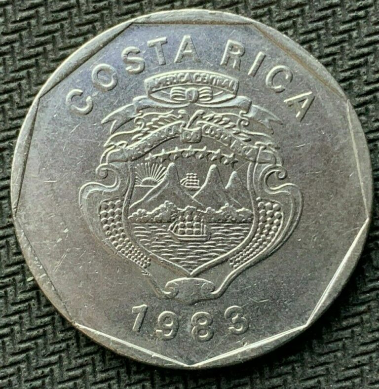 Read more about the article 1983 Costa Rica 20 Colones UNC    High Grade World Coin    #B450