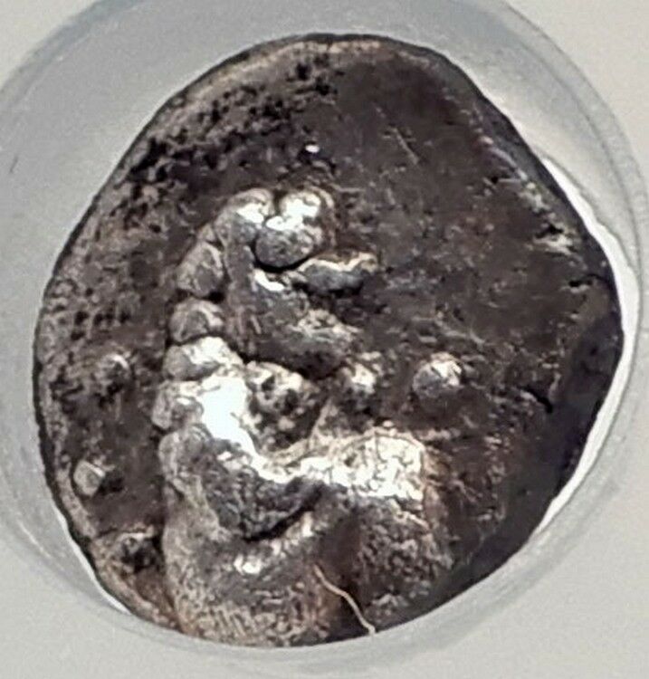 Read more about the article SIRIS ( LETE ) in MACEDONIA Archaic 525BC Silver Greek Coin SATYR NGC i73028