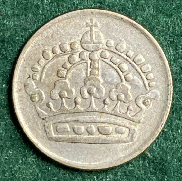 Read more about the article 1956 SWEDEN 25 ORE – Silver ~ Free Shipping!