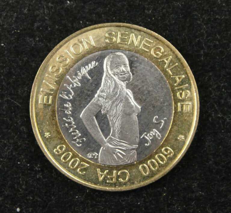 Read more about the article West Africa SENEGAL Coin 4 Africa 6000 CFA 2006 UNC