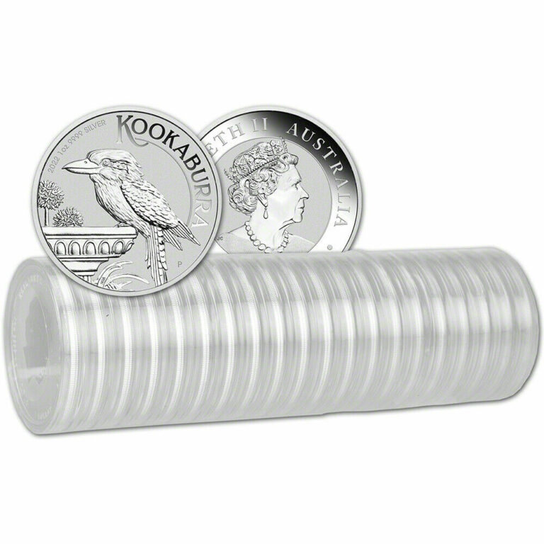 Read more about the article 2022 P Australia Silver Kookaburra 1 oz $1 – 1 Roll – Twenty 20 BU Coins