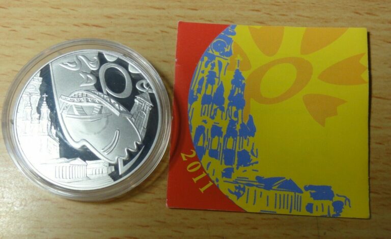 Read more about the article Belarus 10 Roubles 2011 Slavianski Bazar in Vitebsk 1/2 Oz Silver~COA