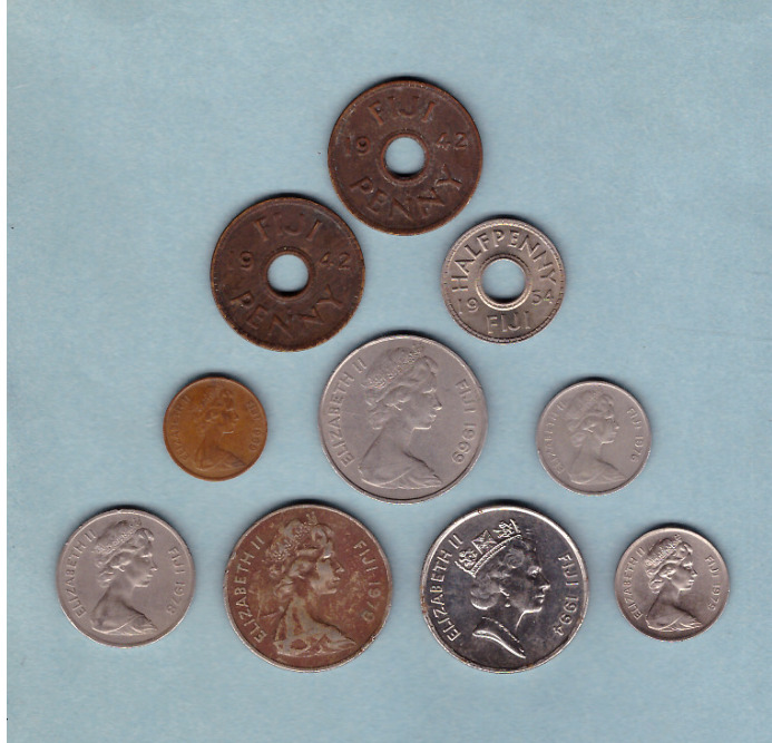 Read more about the article Fiji (1942 – 1979) – Coin Collection Lot – World/Foreign/Oceania