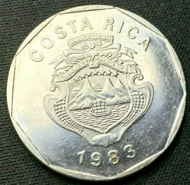 Read more about the article 1983 Costa Rica 20 Colones Coin UNC      High Grade World Coin        #K972