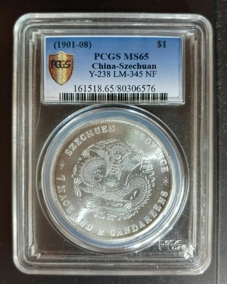 Read more about the article 1901-08 PCGS MS 65 CHINA-SZECHUAN  $1 Y-238 LM-345 NF