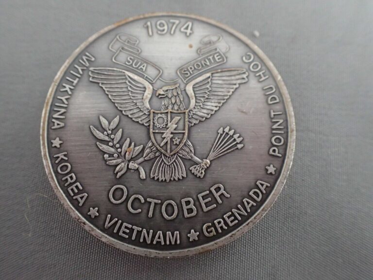 Read more about the article 1974 CHALLENGE 2D BN RANGER COIN VIETNAM KOREA GRENADA MYITKYNA POINT DU HOC