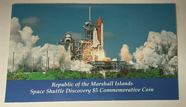 Read more about the article 1988 Republic of Marshall Islands Space Shuttle Discovery $5 Commemorative Coin