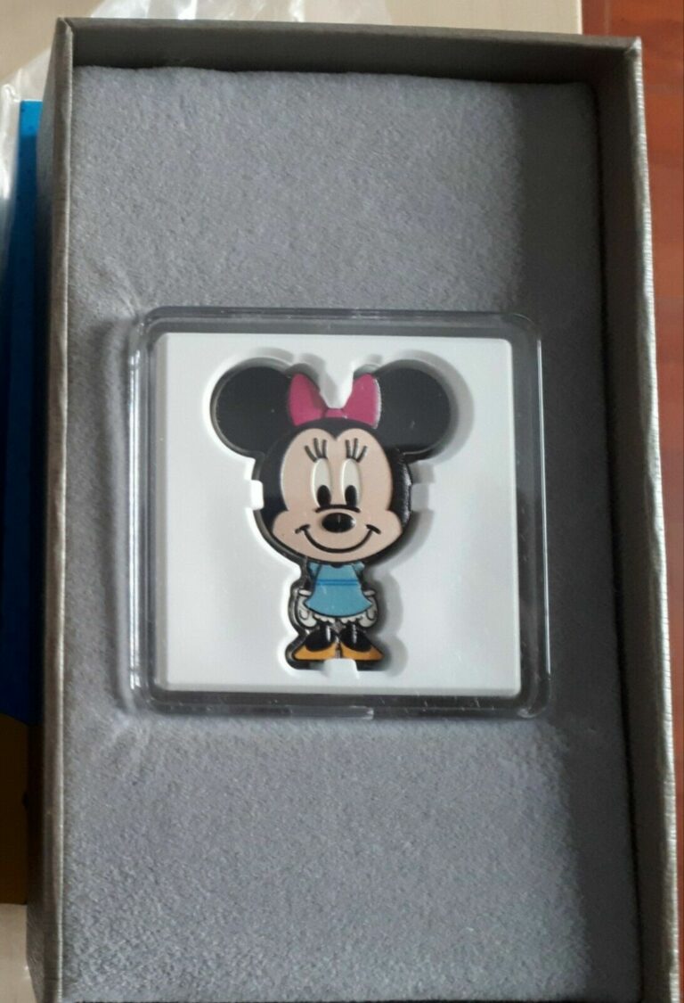 Read more about the article 2021 Minnie Mouse Chibi Coin  $2 1oz Pure Silver  Disney  New Zealand Mint  Niue