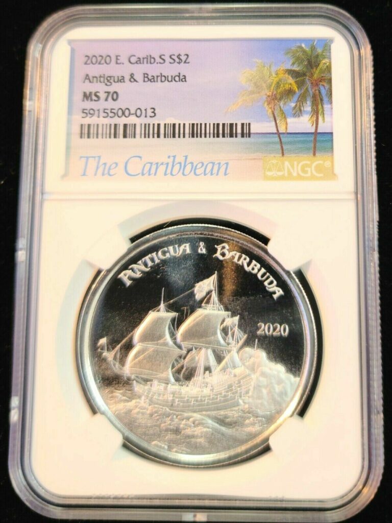 Read more about the article 2020 EAST CARIBBEAN STATES SILVER 2 DOLLARS ANTIGUA and BARBUDA NGC MS 70