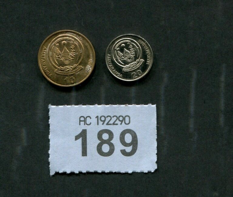 Read more about the article Set of   2 coins of    Rwanda