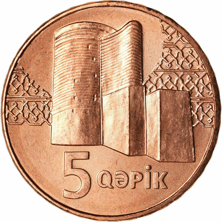 Read more about the article [#852808] Coin  Azerbaijan  5 Qapik  Undated (2006)  MS  Copper Plated Steel