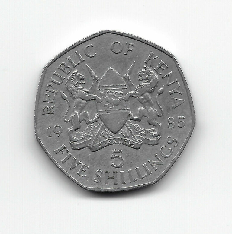 Read more about the article World Coins – Kenya 5 Shillings 1985 Coin KM# 23