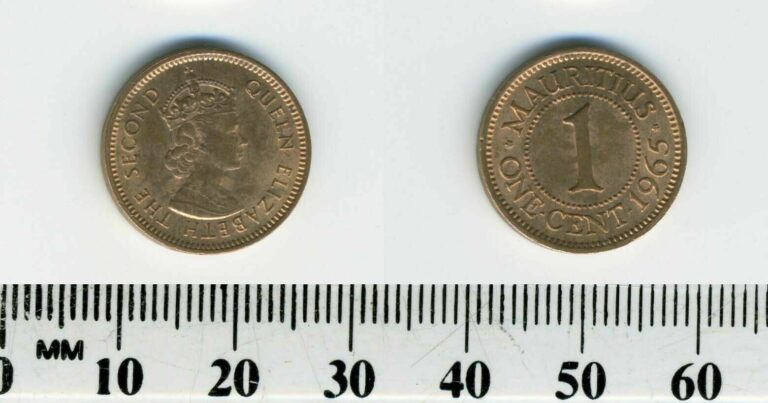 Read more about the article Mauritius 1965 – 5 Cents Bronze Coin – Queen Elizabeth II