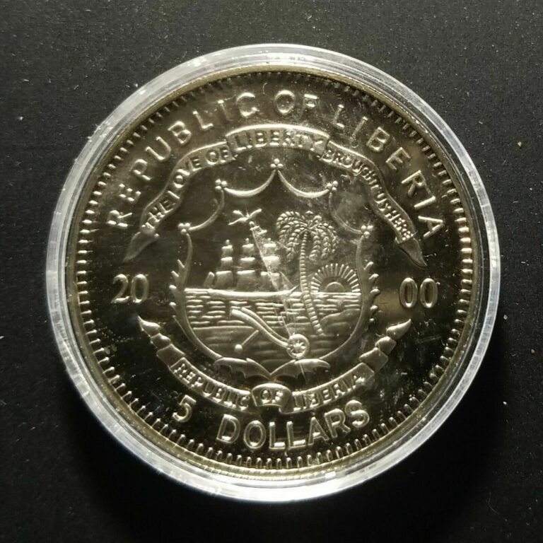 Read more about the article 2000 Liberia 5 Dollars Gettysburg KM #568 World Coin