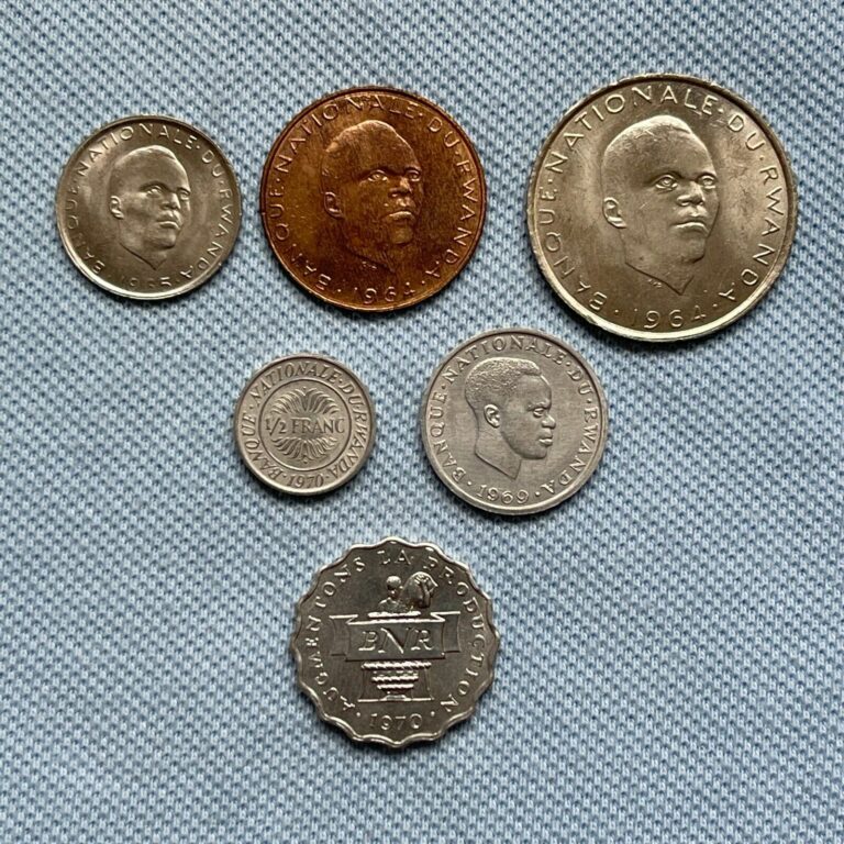 Read more about the article Rwanda – 6 Coin Collection – 1964 to 1970
