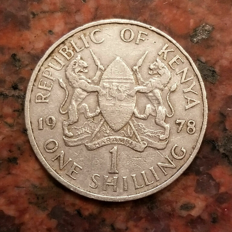 Read more about the article 1978 KENYA 1 SHILLING COIN – #A7372