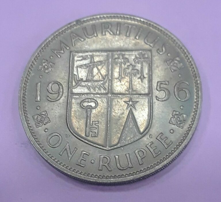 Read more about the article 1956 MAURITIUS: 1 RUPEE km# 35   Mintage 1 000 000