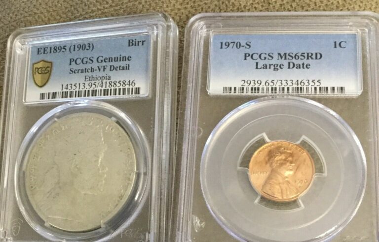 Read more about the article PCGS GOLD SHIELD Ethiopia (EE 1895) 1902-1903 1 Birr Silver Coin 1970 S Lincoln