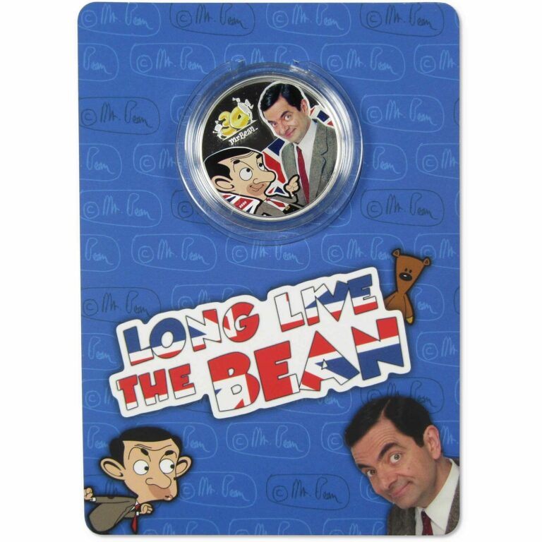 Read more about the article 2020 Cook Islands Mr Bean 30th Anniversary 1 oz .999 Fine Silver $5 Proof Coin