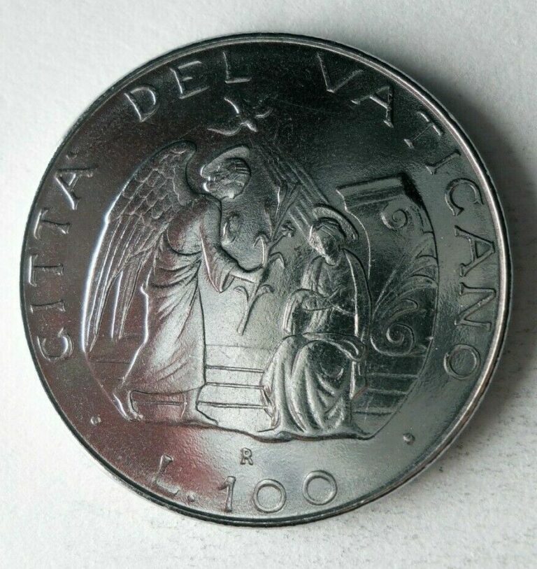 Read more about the article 1987 VATICAN CITY 100 LIRE – AU/UNC – Low Mintage Coin – VATICAN BIN A
