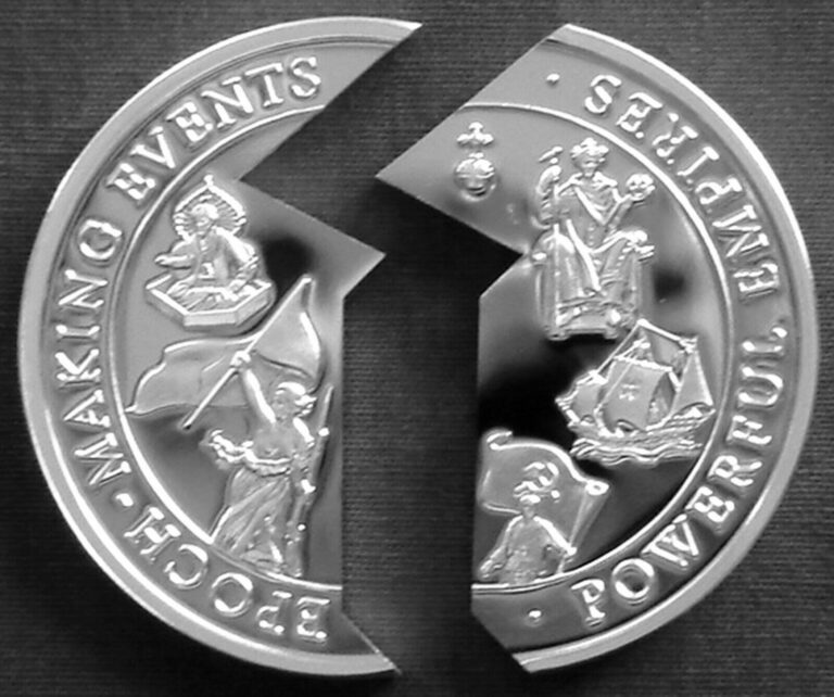 Read more about the article Kiribati and Samoa 2x 5$ 1998 Silver Proof Joint Millennium Coins Epoch Making Eve