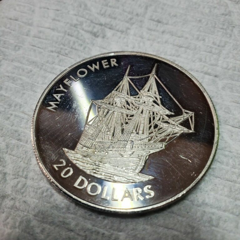 Read more about the article 2000 Republic Of Liberia $20 Dollar Silver Proof Coin  Mayflower