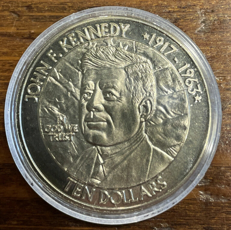 Read more about the article 2003 Liberia Proof $10 JFK John F Kennedy (SC)
