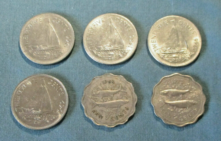 Read more about the article (6) BAHAMAS coins – var