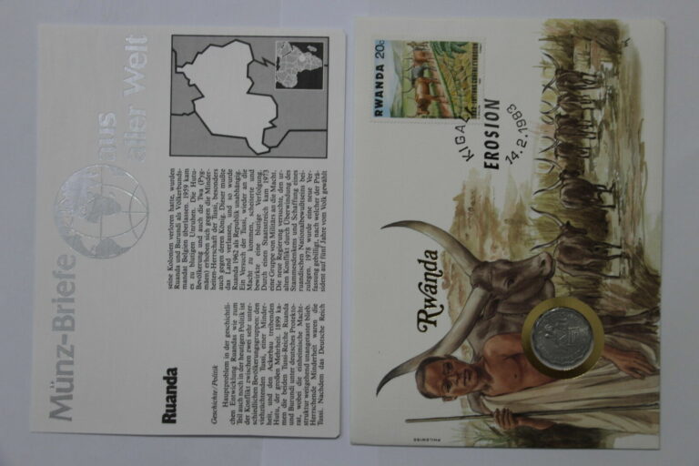 Read more about the article RWANDA 2 FRANCS 1970 COIN COVER A98 – 60