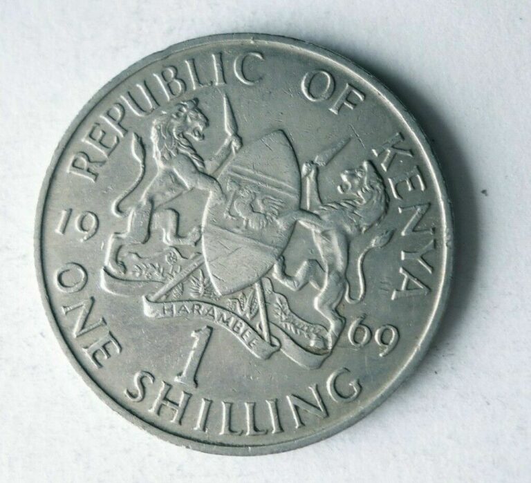 Read more about the article 1969 KENYA SHILLING – High Quality Coin – FREE SHIP – Kenya Bin #1