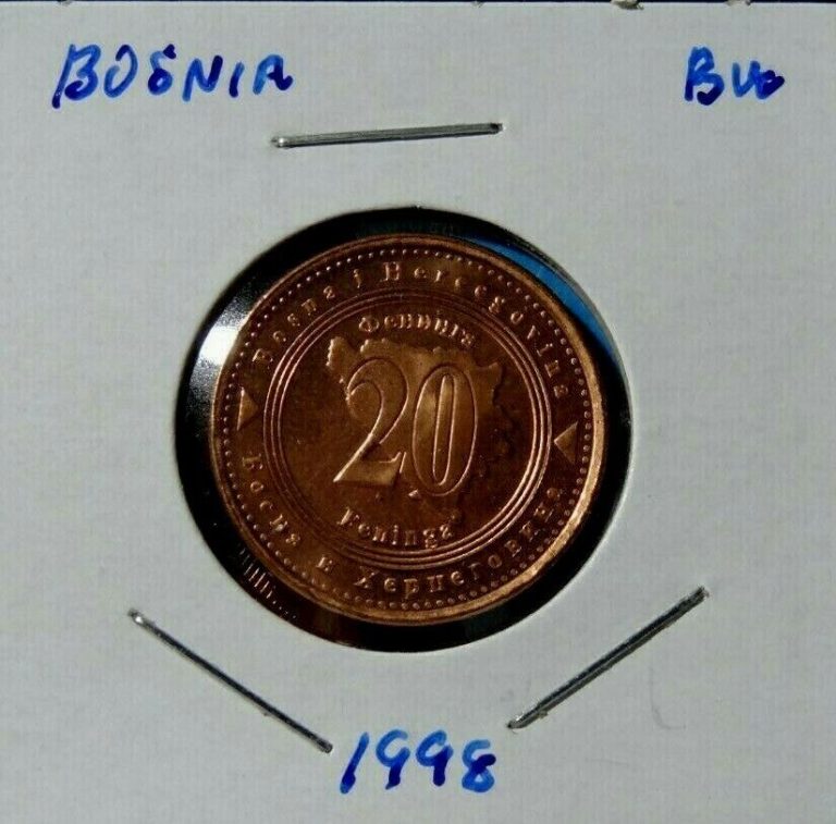 Read more about the article 1998 Bosnia 20 Feninga World Bosnian Coin BU