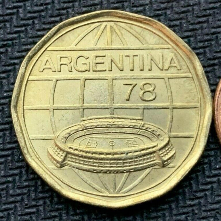 Read more about the article 1978 Argentina 100 Pesos Coin BU  Soccer Championship ( 2 Million Minted ) #B904