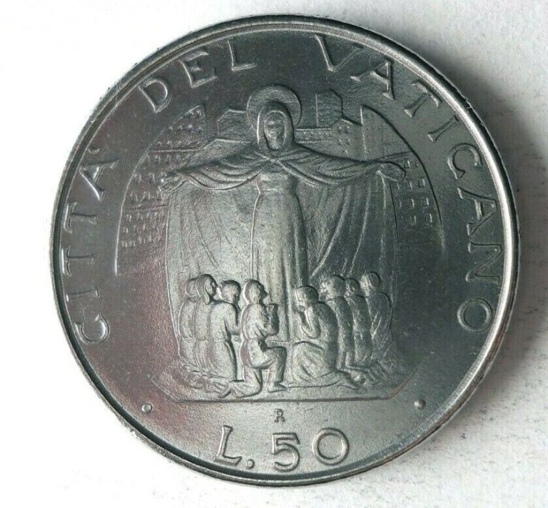 Read more about the article 1987 VATICAN CITY 50 LIRE – AU/UNC – Low Mintage Coin – VATICAN BIN A