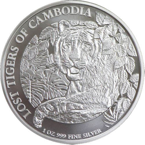 Read more about the article 2023 1 oz Cambodia Silver Lost Tigers Coin (BU)