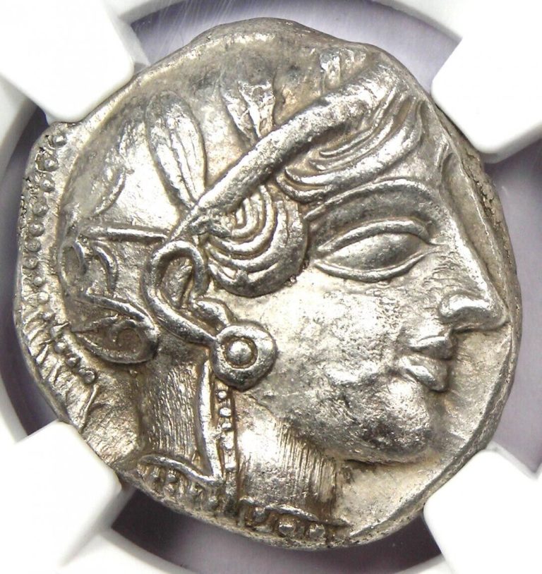 Read more about the article Athens Greece Athena Owl Tetradrachm Ancient Coin 440-404 BC – Certified NGC AU