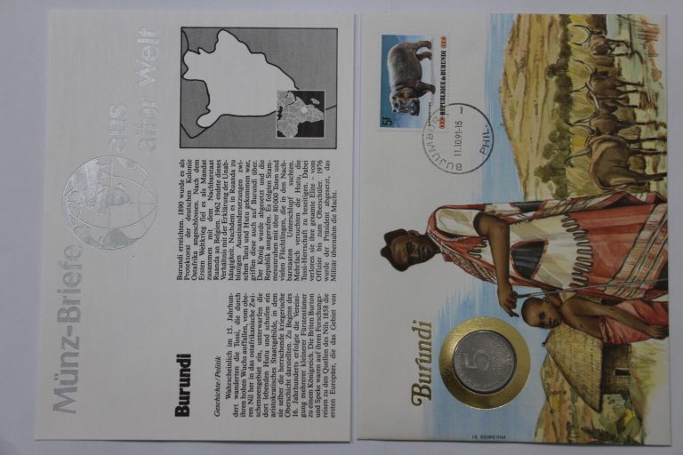 Read more about the article BURUNDI 5 FRANCS 1980 COIN COVER A98 – 67