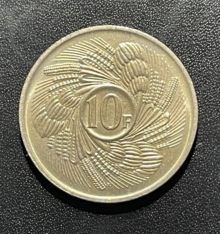 Read more about the article Burundi 1968 10 Francs Copper Nickel Coin