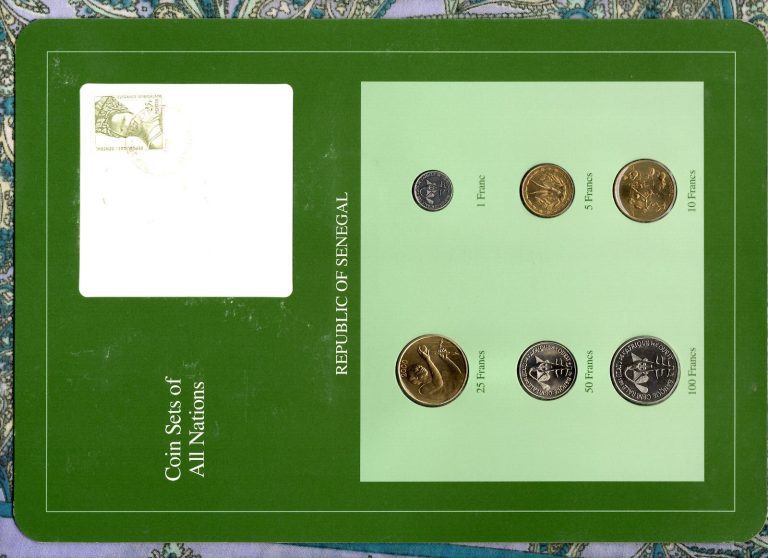 Read more about the article Coin Sets of All Nations Senegal (WAS) UNC All 2000 but 100 Francs 1997