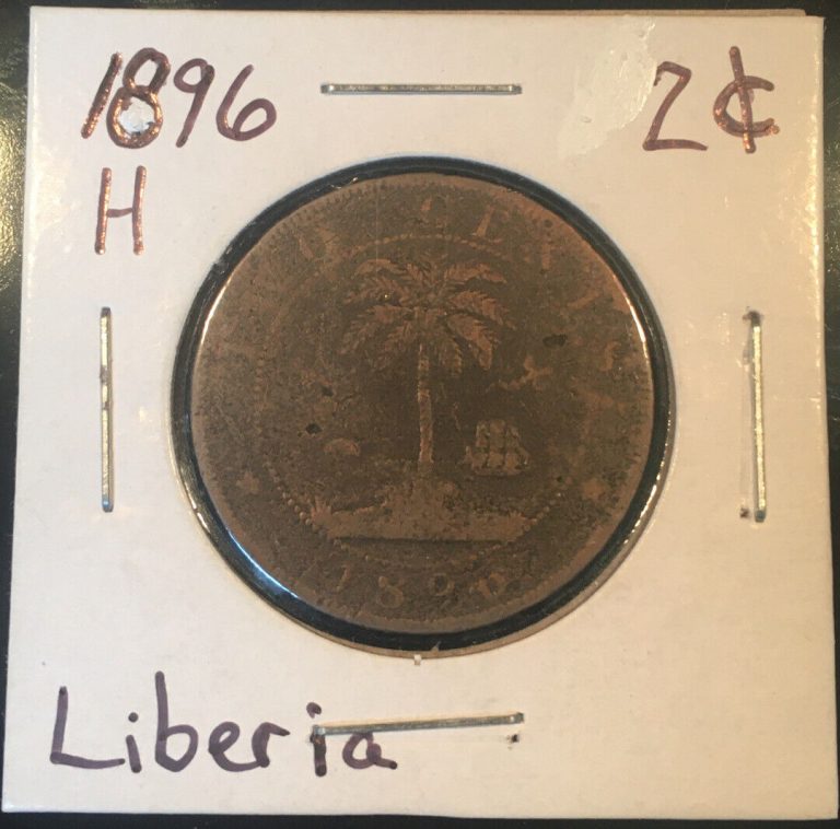 Read more about the article LIBERIA TWO CENT 1896 OLD COIN