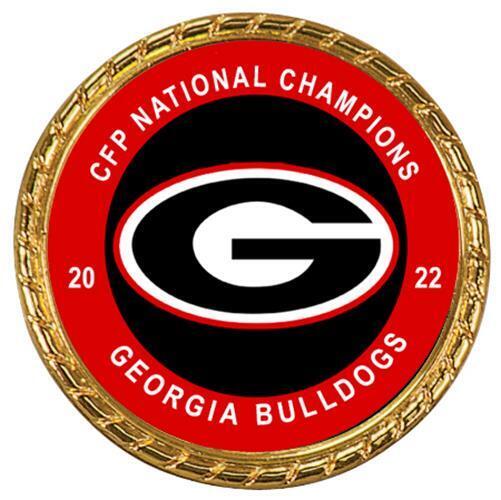 Read more about the article Tribute Coin Georgia Bulldogs Football 2022 2023 CFP National Champions