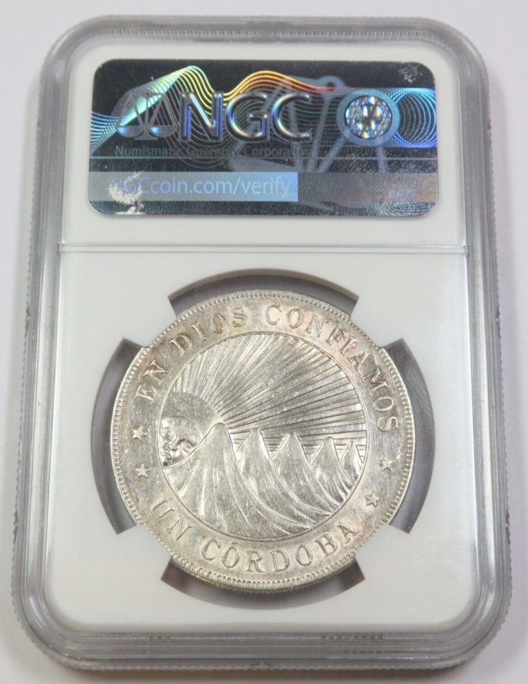 Read more about the article 1912 H NGC AU55 | NICARAGUA – 1 Cordoba Coin #39175A